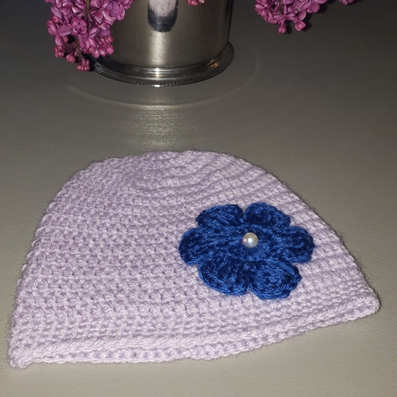 Crochet Beanie 3-6 M - Picture 3 of 3